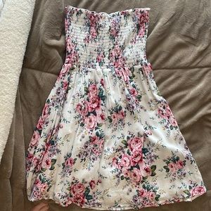 Forever21 Floral Smocked Dress